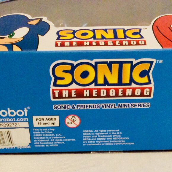 Sonic The Hedgehog 2 Pack Sonic and Friends Vinyl Mini Series New in Box - Picture 2 of 8